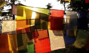 Chorten India Dharamsala flags md