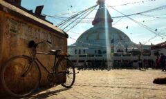 Chorten Bicycle Bike Boudha